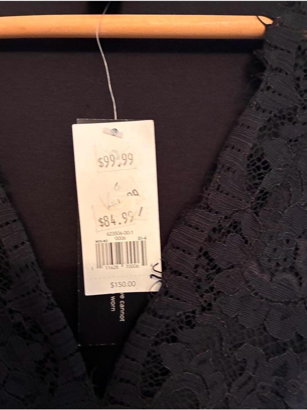 Banana Republic Black Sleeveless Lace V-Neck Midi Dress - Picture 4 of 8